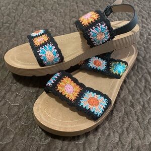 Crochet Strap Sandals